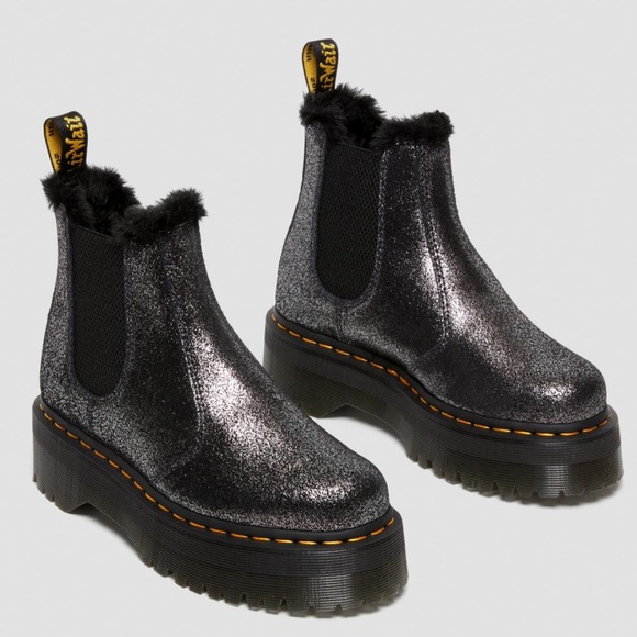 Dr. Martens Shoes - NWOB Dr Martens Metallic 2976 Quad platform boots